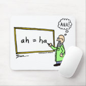 Aha! Cartoon Mousepad (Mit Mouse)
