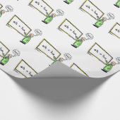 AHA! Cartoon Wrapping Paper Geschenkpapier (Ecke)