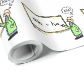 AHA! Cartoon Wrapping Paper Geschenkpapier (Rolleneckpunkt)