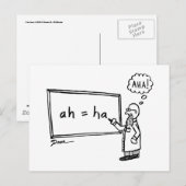 Aha! Postkarte (Vorne/Hinten)