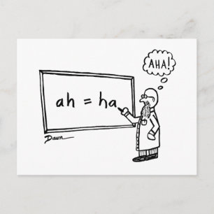 Aha! Postkarte