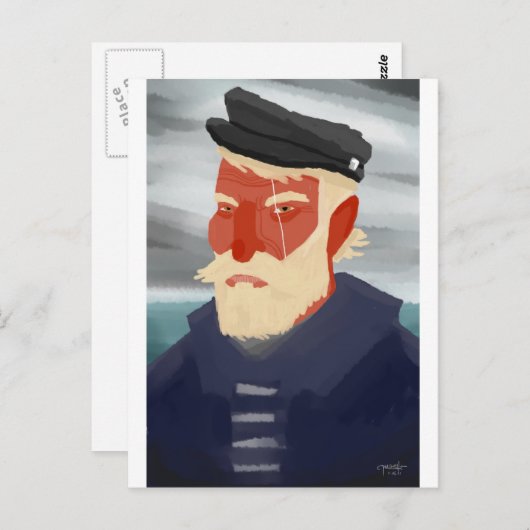 Ahab Postkarte (Vorne/Hinten)