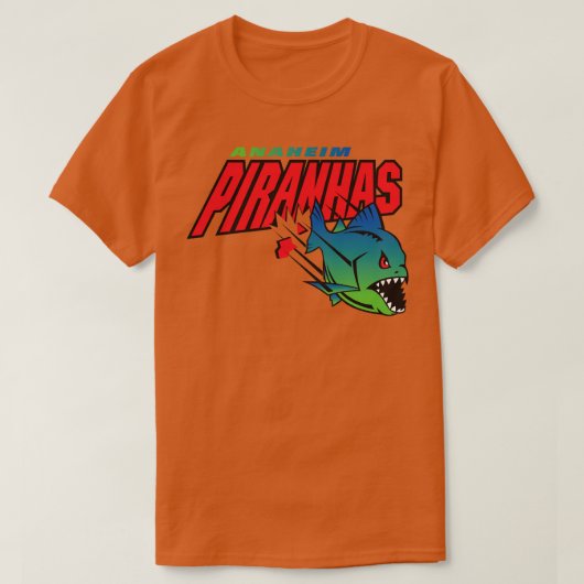 Ahaheim Piranhas T-Shirt (Design vorne)