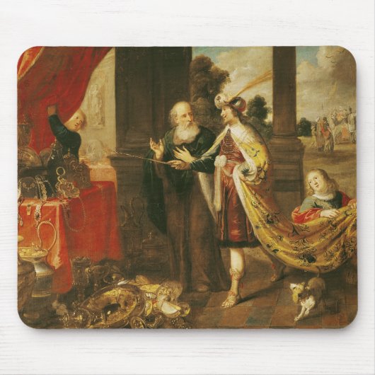 Ahasuerus, das Mordecai seinen Schatz zeigt Mousepad (Vorne)