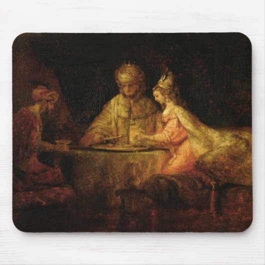 Ahasuerus, Haman und Esther, c.1660 Mousepad (Vorne)
