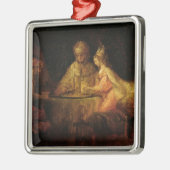 Ahasuerus, Haman und Esther, c.1660 Ornament Aus Metall (Links)