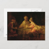 Ahasuerus, Haman und Esther, c.1660 Postkarte (Vorne/Hinten)