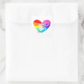 Ahava Liebe Kunst Quadratischer Aufkleber (Tasche)