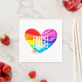 Ahava Liebe Kunst Serviette (Beispiel)