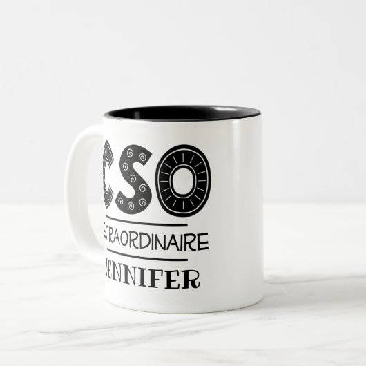 AHB-Sonderbeauftragter Wissenschaftlicher Referent Zweifarbige Tasse (Vorderseite Links)