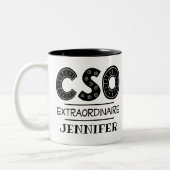 AHB-Sonderbeauftragter Wissenschaftlicher Referent Zweifarbige Tasse (Links)