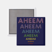 Aheem mantra magnet (Vorderseite/Rückseite)