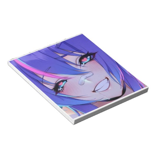 Ahegao Notepad Notizblock (angewinkelt)