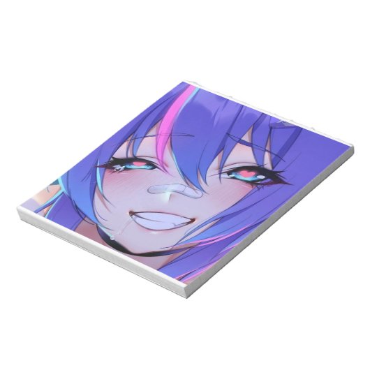 Ahegao Notepad Notizblock (Rotiert)