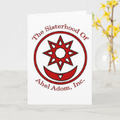 Ahel Adom Karte (Gelbe Blume)