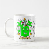 Ahern, der Ursprung, die Bedeutung und das Wappen Kaffeetasse (Links)