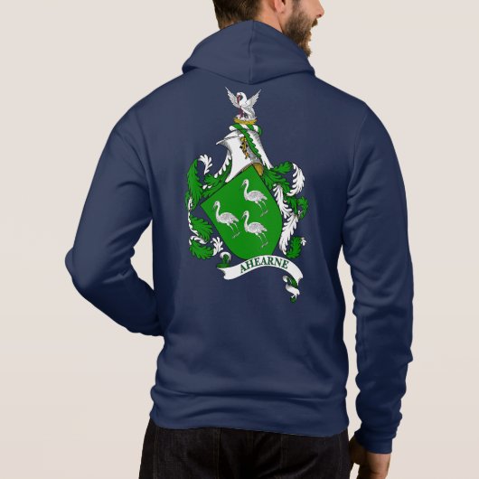 Aherne/Aherne Irish Coat of Arms Personalisiert Hoodie (Rückseite)