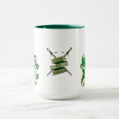 Aherne Irish Coat of Arms Personalisiert Tasse (Zentrum)