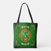 Aherne Irish Shield & Celtic Cross Personalisiert Tasche (Rückseite)