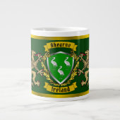 Aherne Irish Shield & Griffins Jumbo-Tasse (Vorderseite)