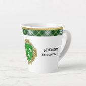 Aherne Irish Shield & Tartan Personalisiert Milchtasse (Rechte Ecke)