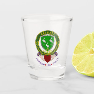 Aherzne Irish Shield & Claddagh Schnapsglas