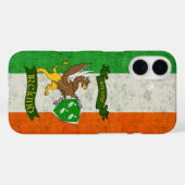 Aherzne Irish Shield & Griffin Personalisiert Case-Mate iPhone Hülle (Rückseite (Horizontal))