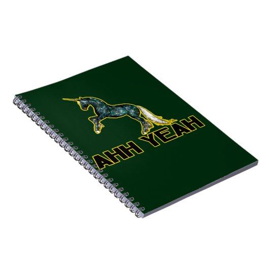 ahh ja Einhorn Notizblock (Rechte Seite)
