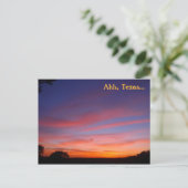 Ahh, Texas... Postkarte (Stehend Vorderseite)