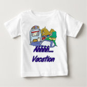 Ahh Vacation Camping Baby T-shirt (Vorderseite)