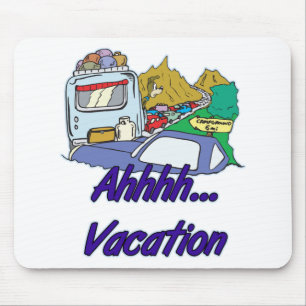 Ahh Vacation Camping Mousepad