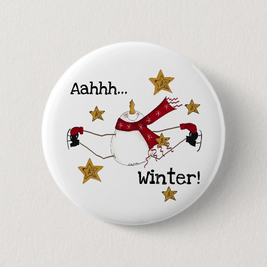 AHHH WINTER BUTTON (Vorderseite)