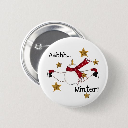 AHHH WINTER BUTTON (Vorne & Hinten)
