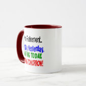 Ahhhh Ruhestand CAMPING Tasse (Vorderseite Links)