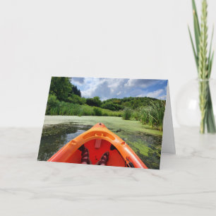 Ahhhhh Kayaking Entspannung sagt Hallo Karte