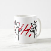 AHHHHHH Comic Tasse (VorderseiteRechts)