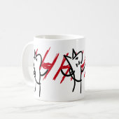 AHHHHHH Comic Tasse (Vorderseite Links)