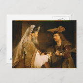 Ahimelech, der David das Schwert von Goliath gibt Postkarte (Vorne/Hinten)