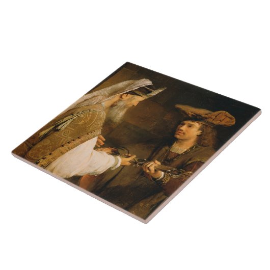 Ahimelech, welches David die Klinge von Goliath Fliese (Seite)