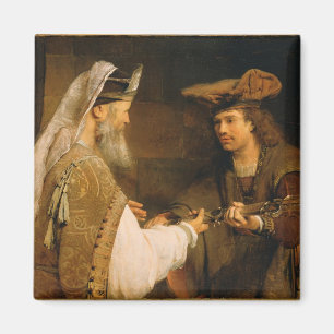 Ahimelech, welches David die Klinge von Goliath Magnet