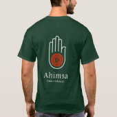 AHIMSA (Gewaltlosigkeit) T-Shirt (Rückseite)
