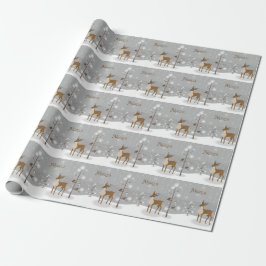 Ahimsa Reindeer Geschenkpapier