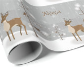 Ahimsa Reindeer Geschenkpapier (Rolleneckpunkt)
