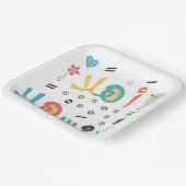 Ahlan Wa Sahlan Pappteller (Gewinkelt)