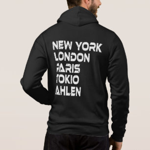Ahlen New York London Tokio Paris Hoodie