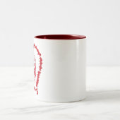 AhlyLove Zweifarbige Tasse (Mittel)