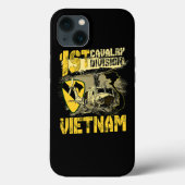 Ähm1 Huey Helicopter 1st Cavalry Division Vietnam Case-Mate iPhone Hülle (Rückseite)