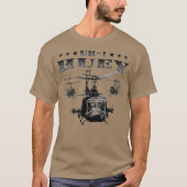 Ähm1 HueyHuey Helicopter Pilot Vietnam T-Shirt (Vorderseite)
