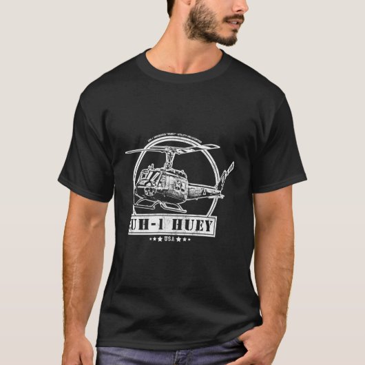 Ähm-1 Huey Helicopter T-Shirt (Vorderseite)