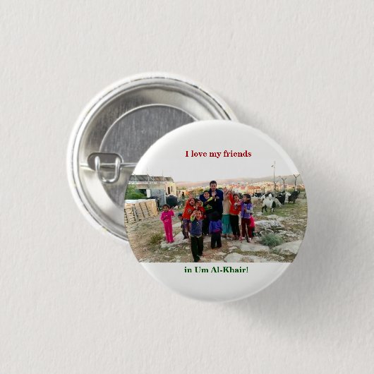 Ähm al-Khair-Knopf klein Button (Vorne & Hinten)